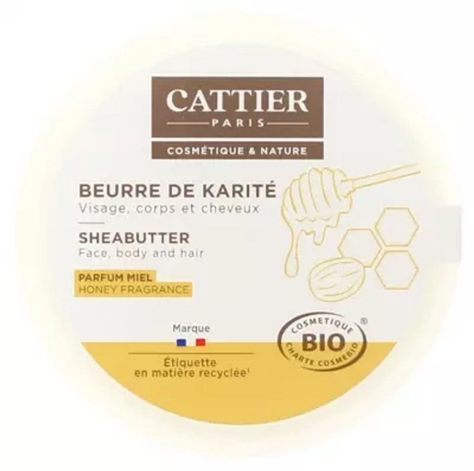 Cattier Shea Butter Honey Fragrance Organic 100G