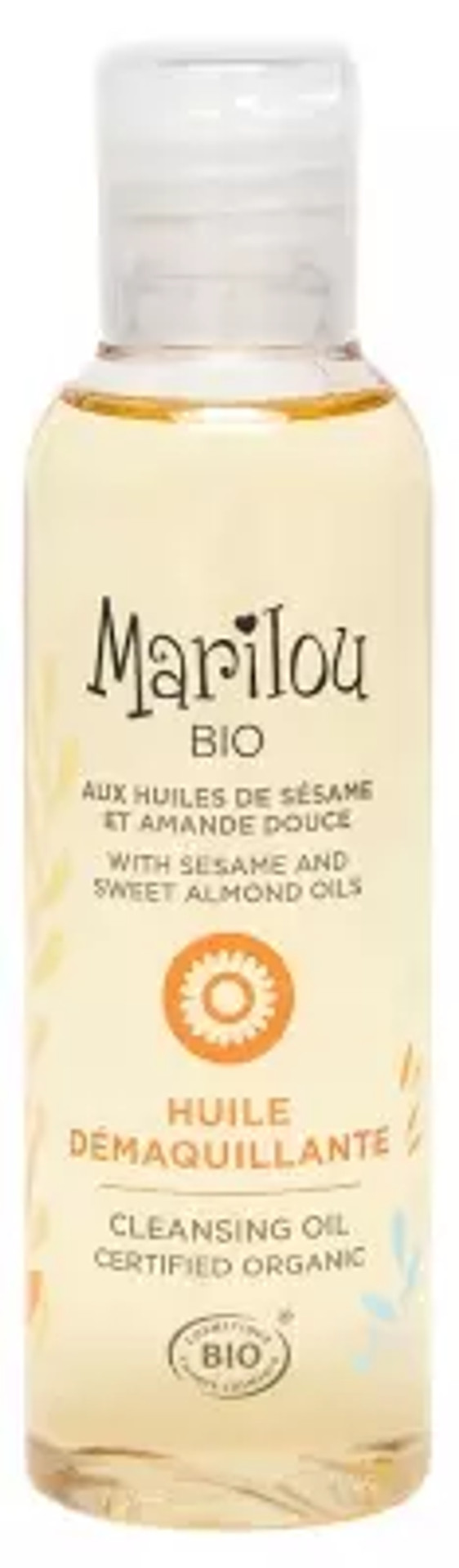 Marilou Bio Make-Up Remover Oil With Organic Sesame And Sweet Almond Oils 100Ml