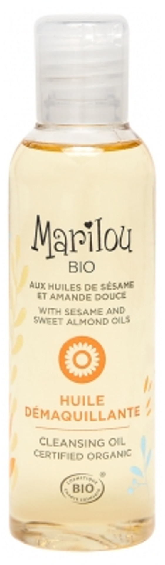 Marilou Bio Make-Up Remover Oil With Organic Sesame And Sweet Almond Oils 100Ml