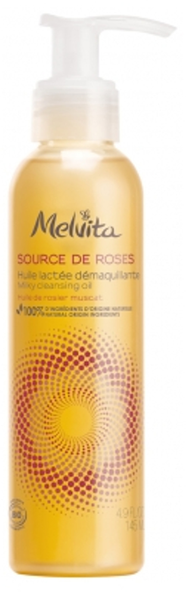 Melvita Source De Roses Milky Cleansing Oil Organic 145Ml