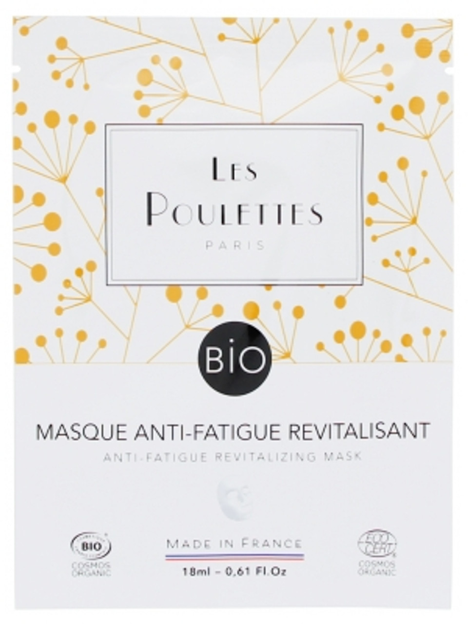 Les Poulettes Paris Organic Anti-Fatigue Revitalizing Mask 18Ml