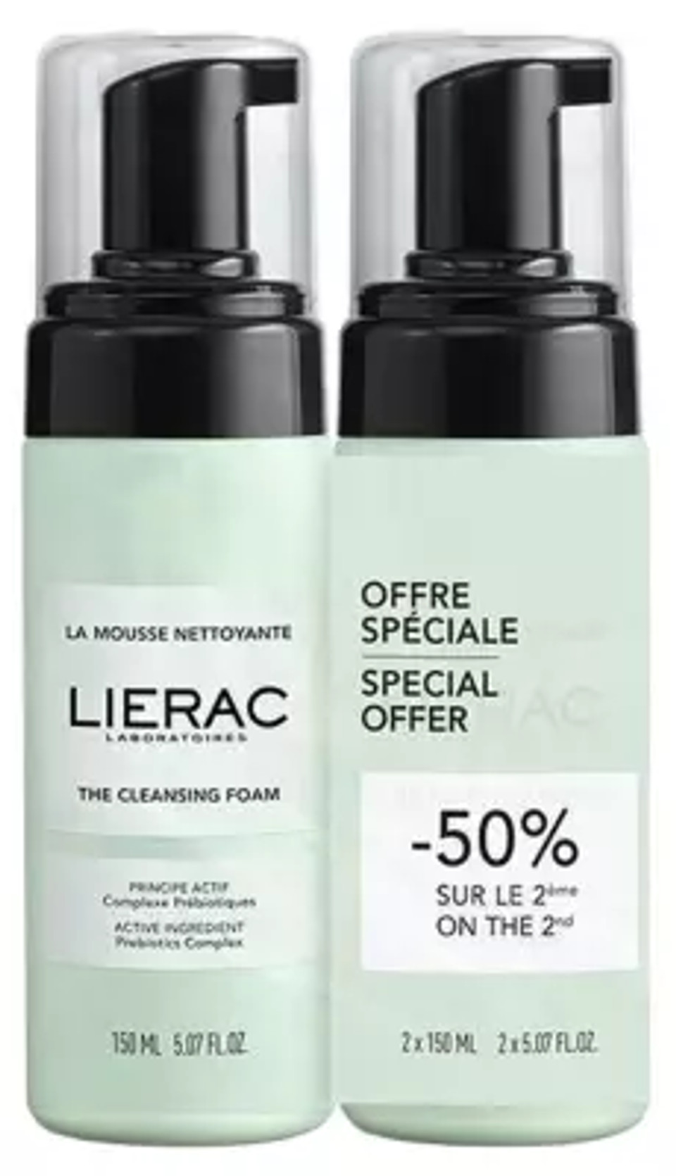 Lierac The Cleansing Foam 2 X 150 Ml Special Offer
