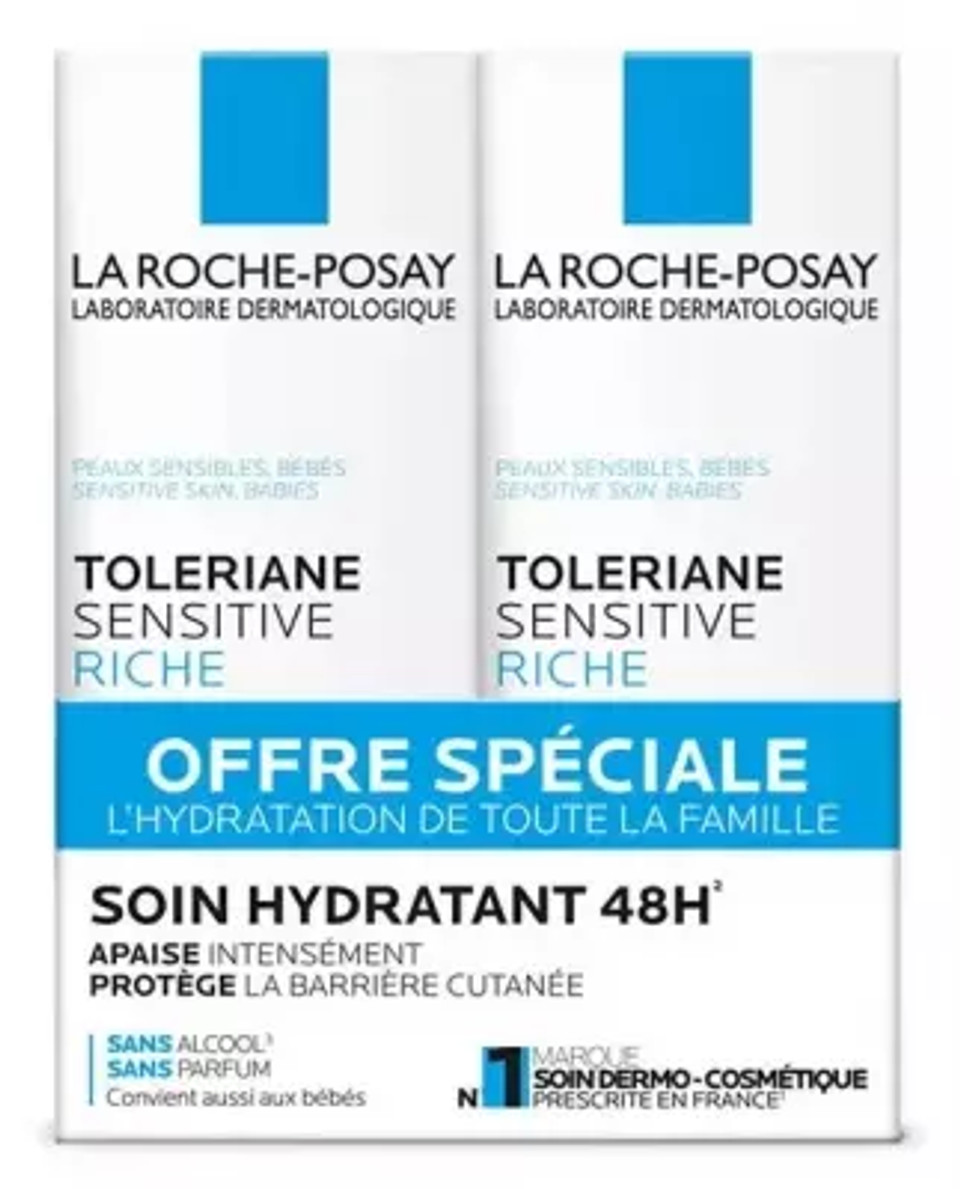 La Roche-Posay Tolã©Riane Sensitive Riche Lot 2 X 40 Ml