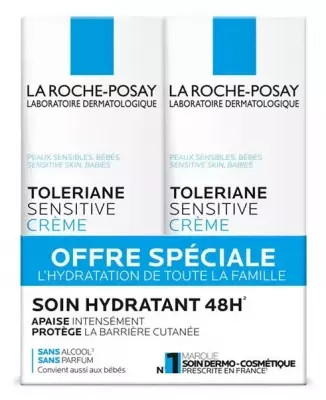 La Roche-Posay Tolã©Riane Sensitive Cream Set Of 2 X 40 Ml