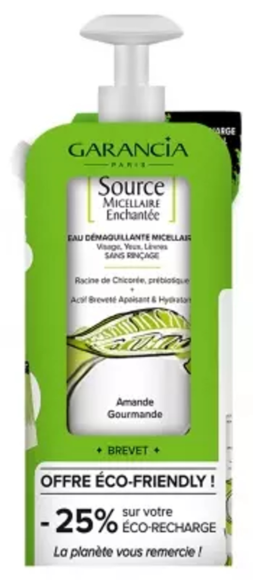 Garancia Source Micellaire Enchantã©E Micellar Cleansing Water Sweet Almond Eco-Refill 400Ml + Eco-Refill 400Ml