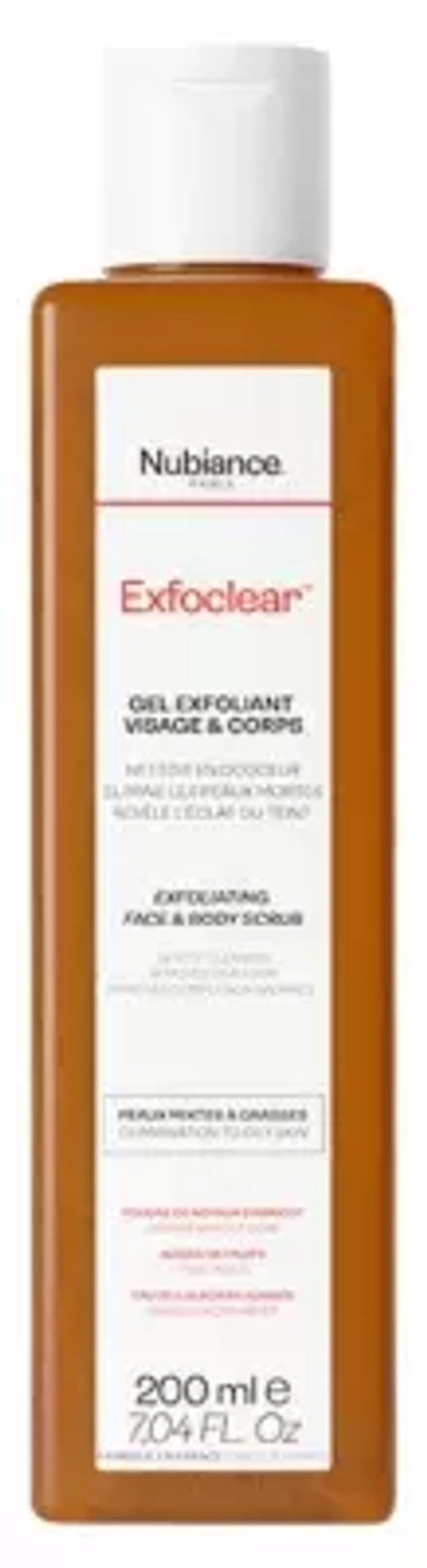 Nubiance Exfoclear Exfoliating Gel Face & Body 200 Ml
