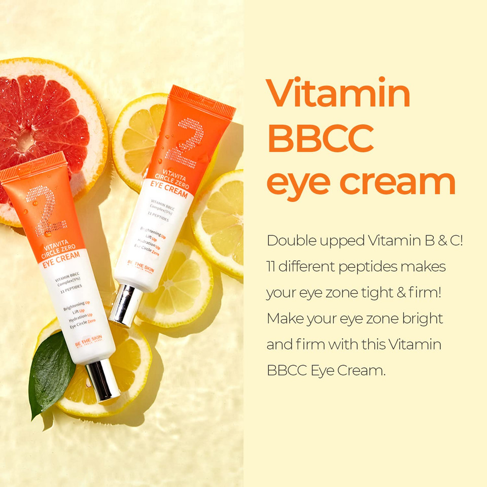 [Be The Skin] Vitavita Circle Zero Eye Cream 1.23 Oz / 35 G | Multivitamin Eye Cream With Lifting And Moisturizing Properties | Cruelty-Free