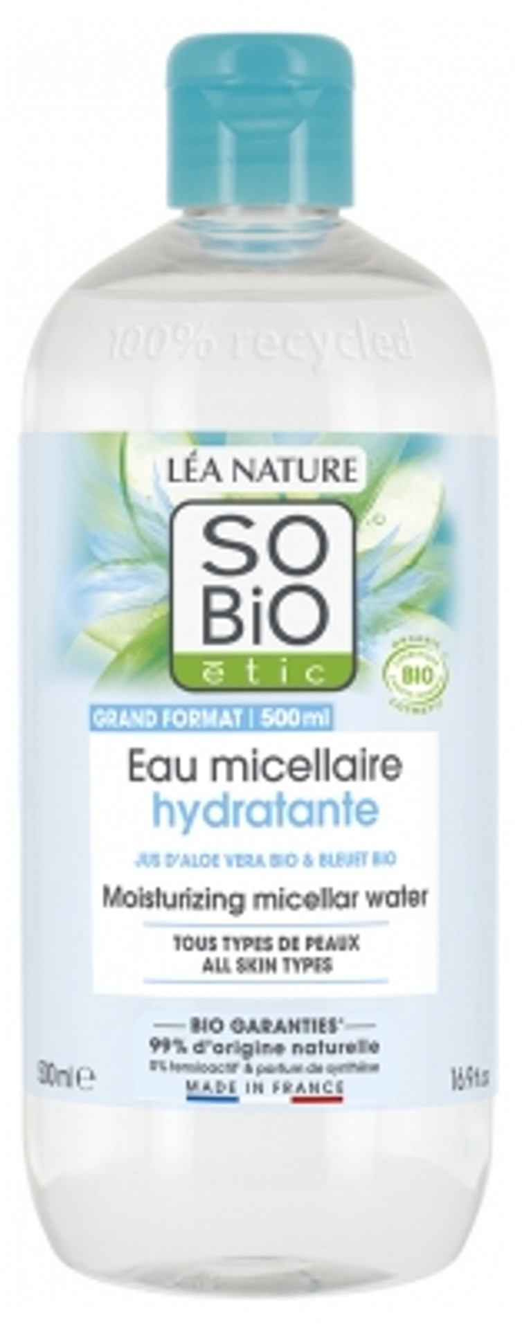 Lã©A Nature So Bio ÃTic Organic Moisturizing Micellar Water 500 Ml