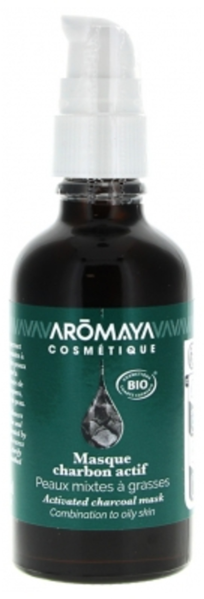 Aromaya Cosmã©Tique Organic Charcoal Mask 50Ml