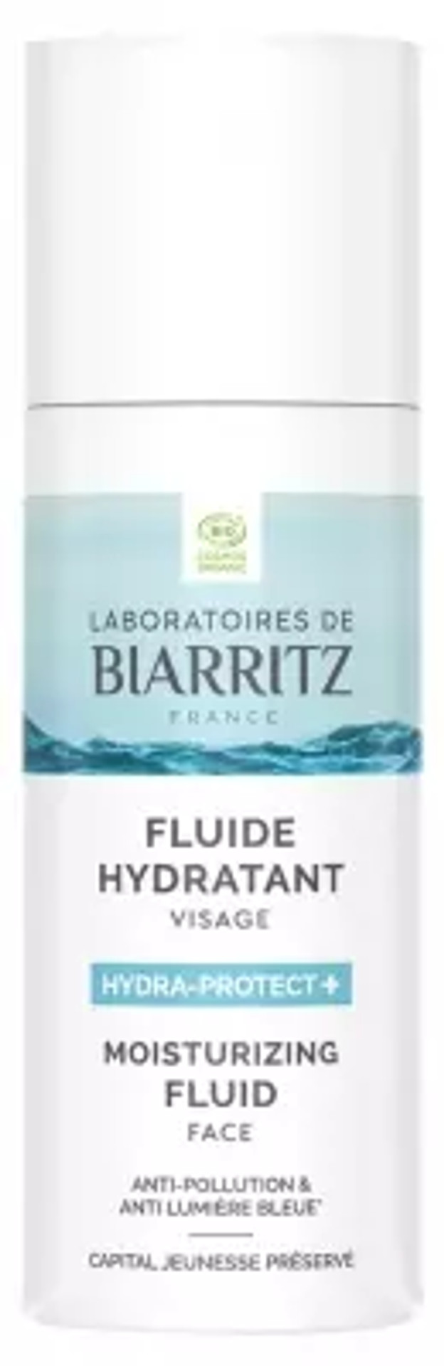 Laboratoires De Biarritz Hydra-Protect + Moisturising Fluid Face Organic 50Ml