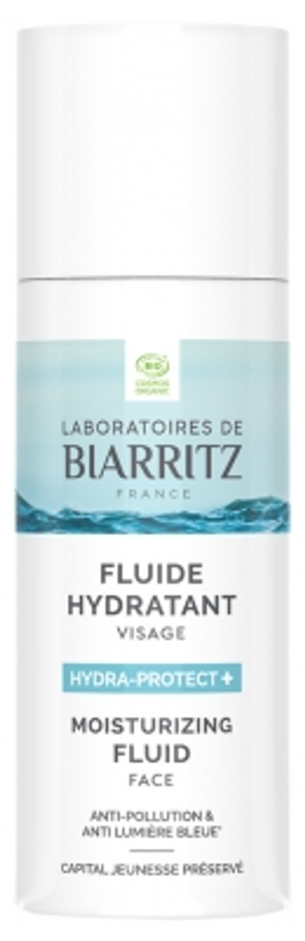 Laboratoires De Biarritz Hydra-Protect + Moisturising Fluid Face Organic 50Ml
