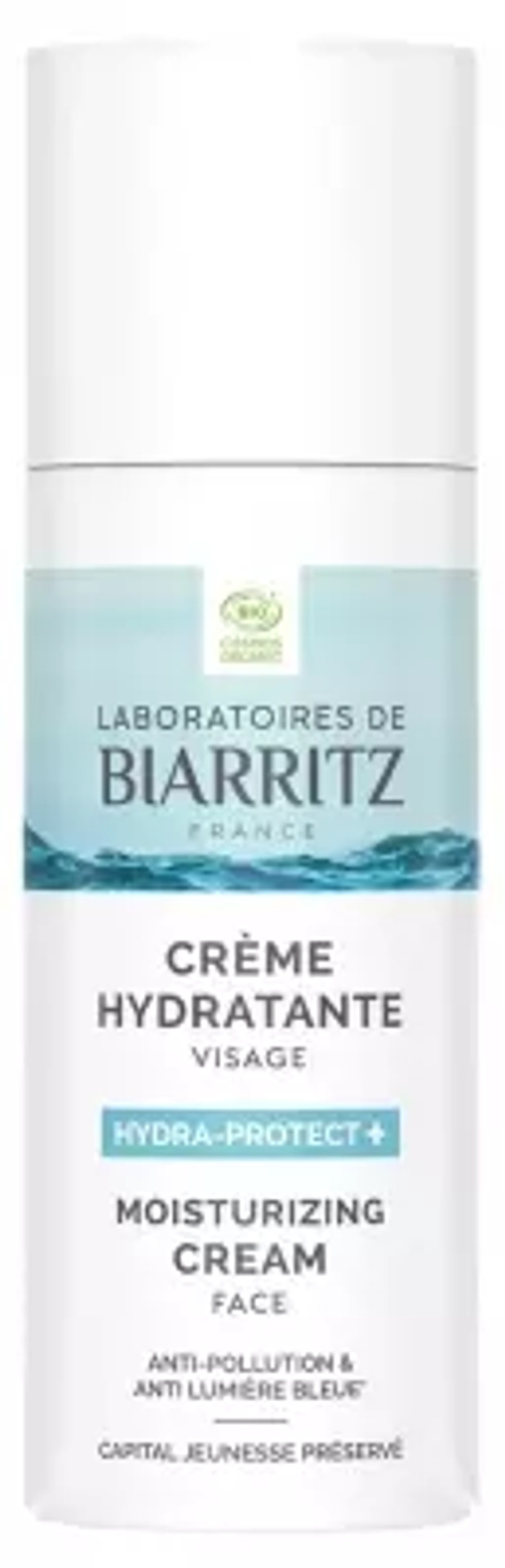 Laboratoires De Biarritz Hydra-Protect + Moisturizing Cream Face Organic 50Ml