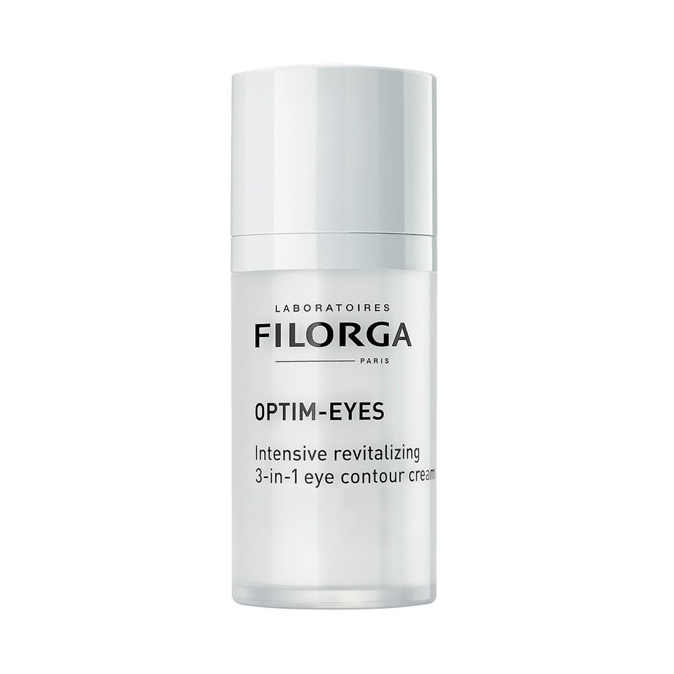 Filorga Optim-Eyes Eye Cream, Revitalizing 3-In-1 Skin Treatment For Rapid Reduction Of Dark Circles, Wrinkles & Puffiness Around The Eyes, 0.5 Fl. Oz