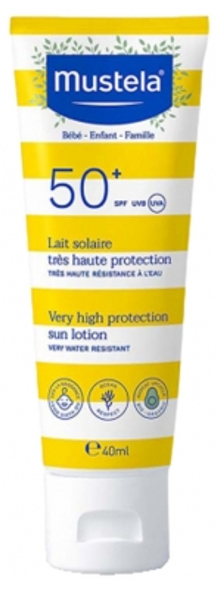 Mustela Very High Protection Sun Lotion Baby-Children-Family Spf50+ 40Ml