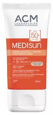 Laboratoire Acm Medisun Tinted Mineral Cream Spf50+ Light Tint 40Ml