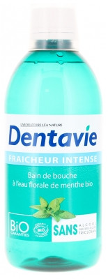 Dentavie Bain De Bouche Fraã®Cheur Intense Bio 500 Ml