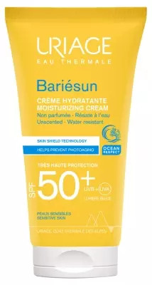 Uriage Bariã©Sun Moisturizing Cream Skin Shield Technology Spf50+ Unscented 50Ml