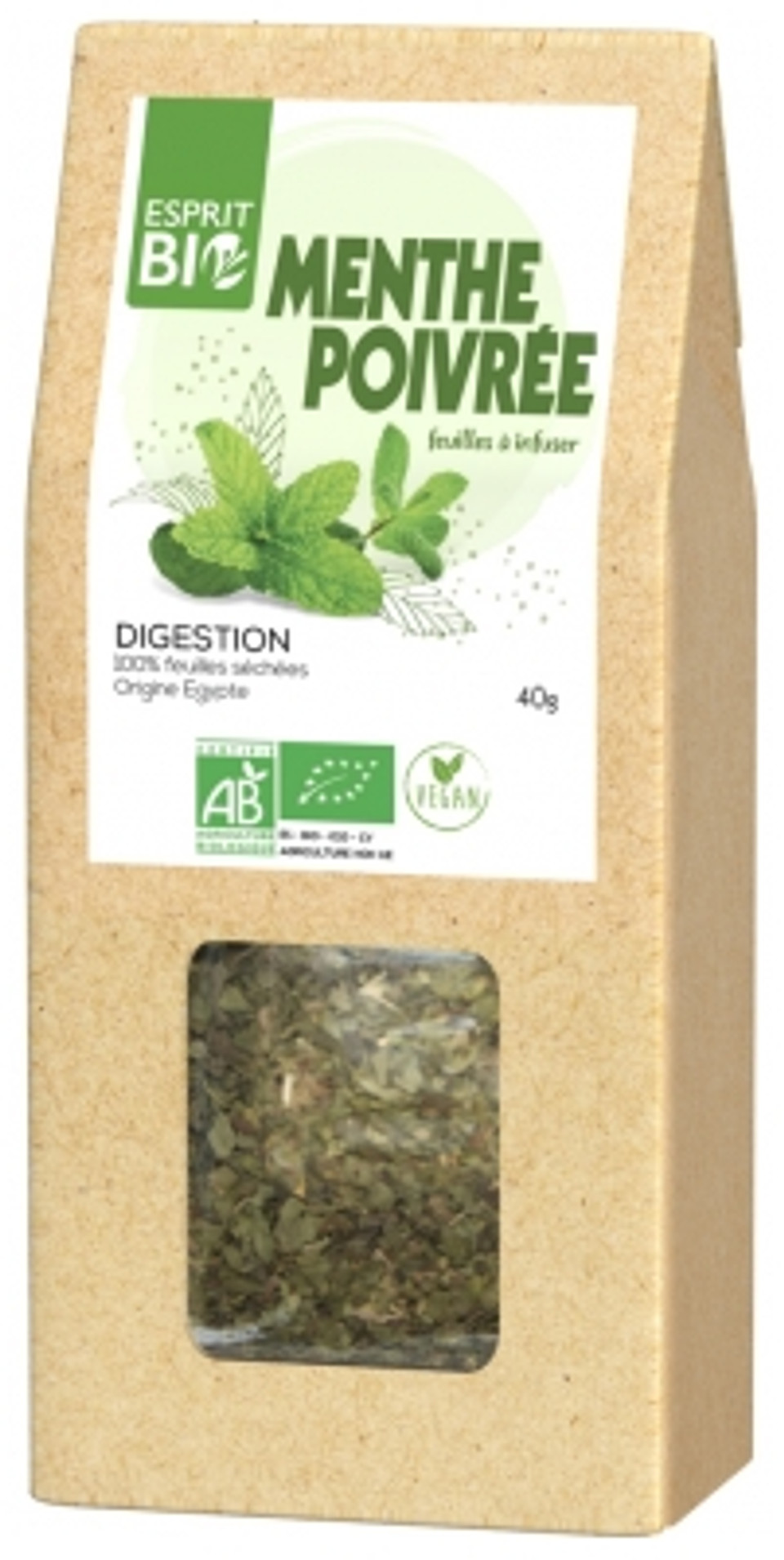 Esprit Bio Peppermint Leaves To Infuse Digestion 40G