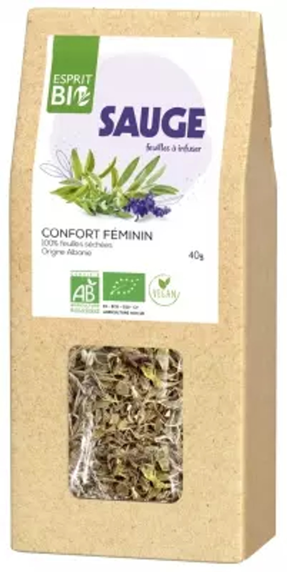 Esprit Bio Sage Infusion Leaves Feminine Comfort 40G