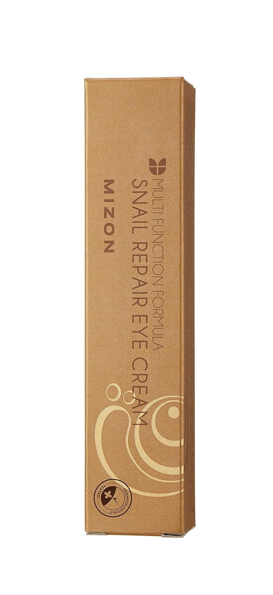 Mizon Snail Line Snail Repair Eye Cream, Natural Treatment, Wrinkle Treatment, Fine Line, Hydrating, Healthy Skin, Korean Skincare 15Ml (Tube, 0.50 Fl.Oz.)