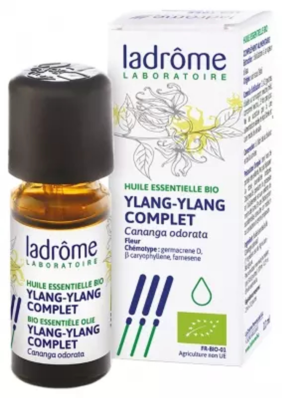 Ladrã´Me Organic Essential Oil Ylang Ylang Complete (Cananga Odorata) 10Ml