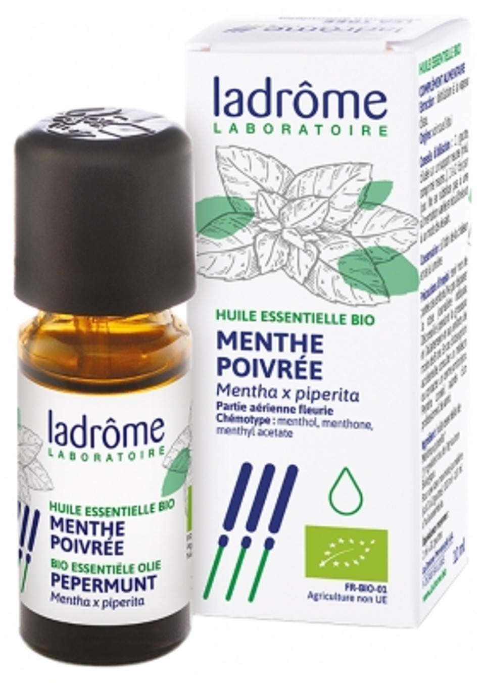 Ladrã´Me Organic Essential Oil Pepper Mint (Mentha X Piperita) 10Ml