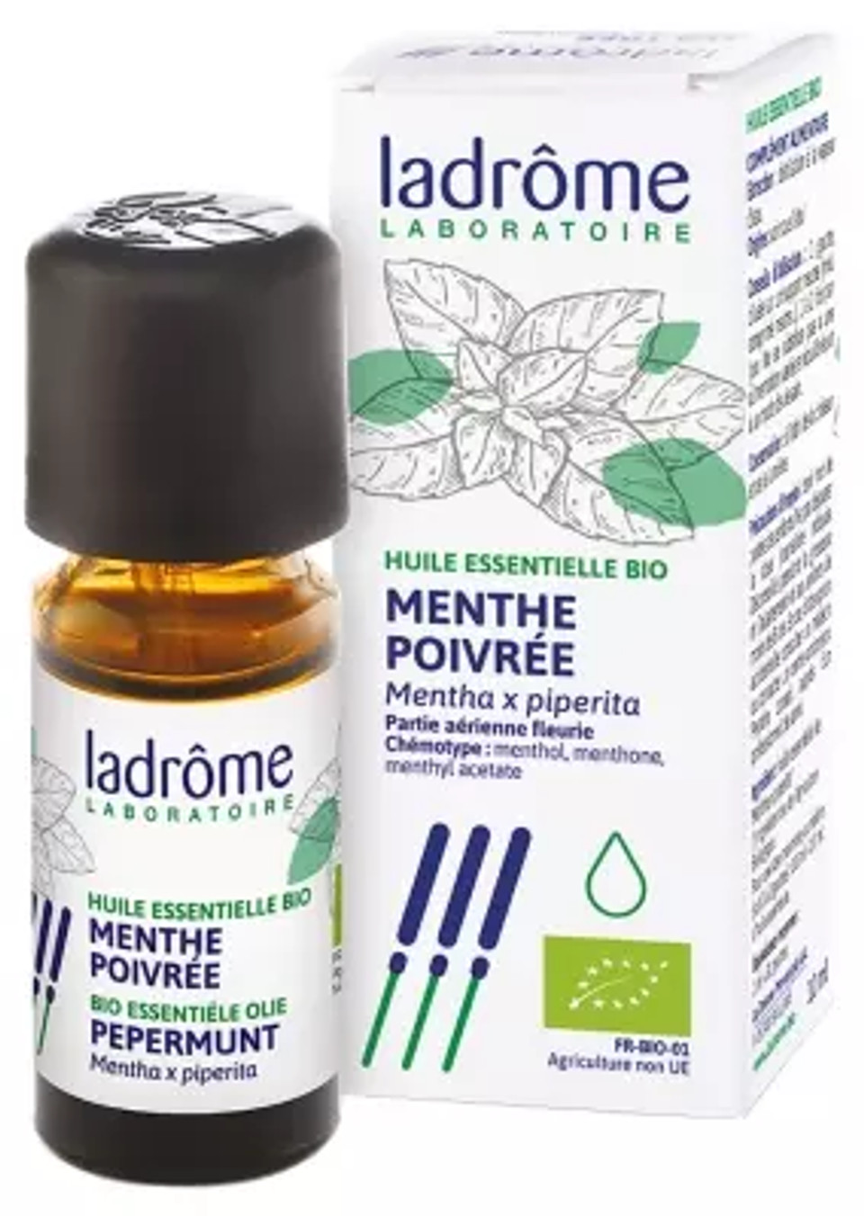Ladrã´Me Organic Essential Oil Pepper Mint (Mentha X Piperita) 10Ml