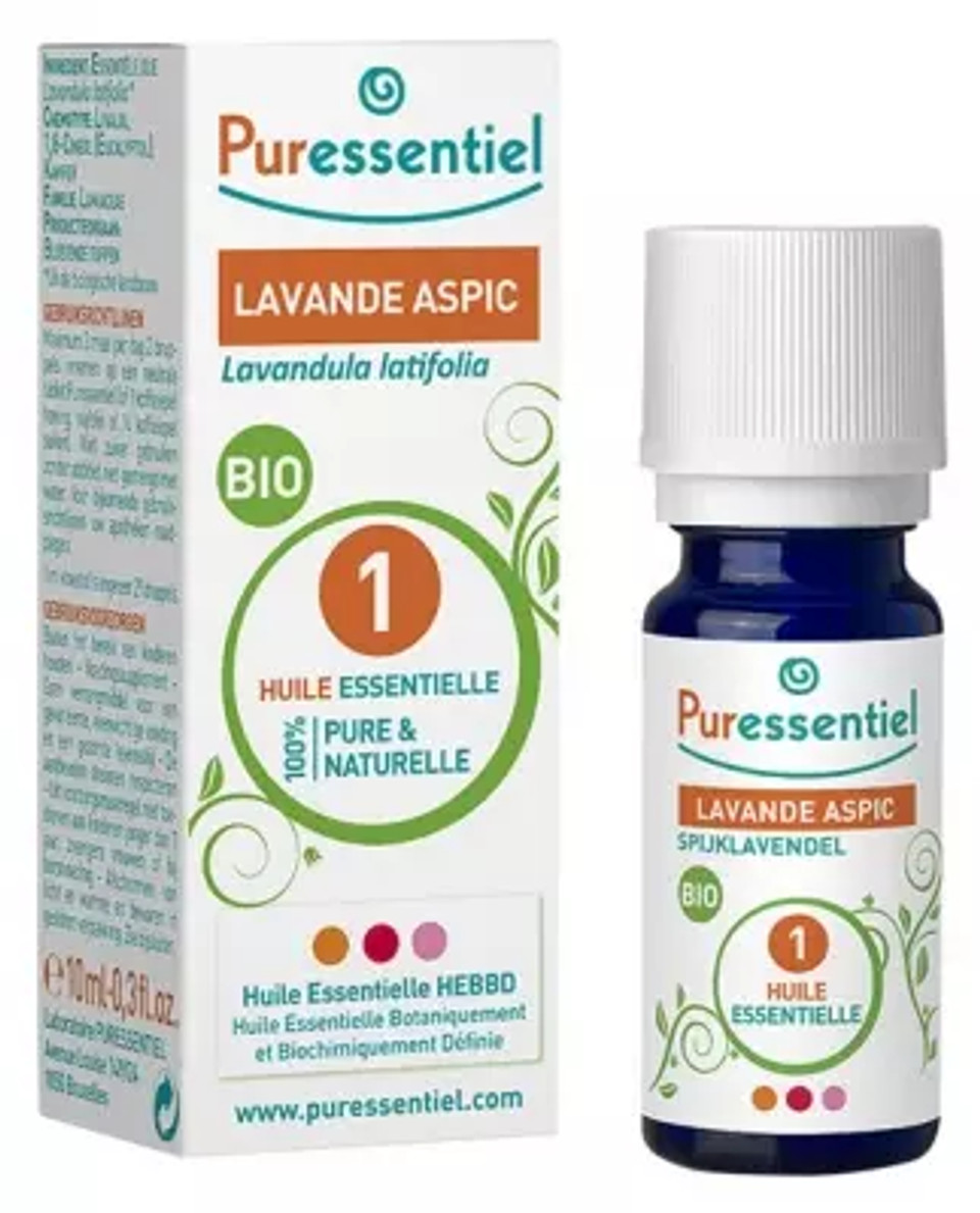Puressentiel Essential Oil Lavender Aspic Bio 10Ml