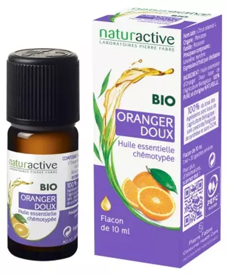 Naturactive Essential Oil Sweet Orange (Citrus Sinensis L.) Organic 10Ml