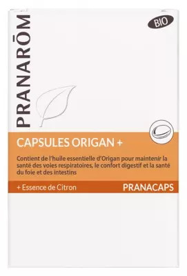 Pranarã´M Pranacaps Oregano+ Organic 30 Capsules