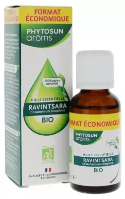 Phytosun Arã´Ms Essential Oil Ravintsara (Cinnamomum Camphora) Organic 30Ml