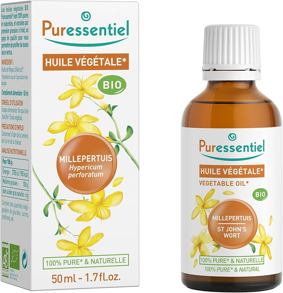 Puressentiel St. John's Wort (Hypericum Perforatum) Vegetable Oil Organic 50ml