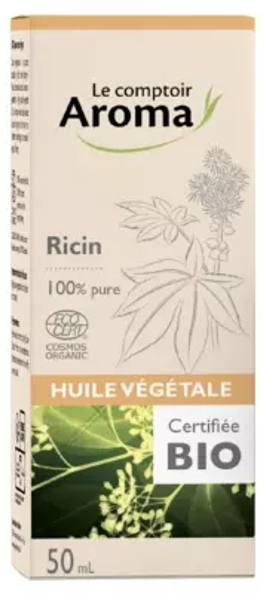 Le Comptoir Aroma Organic Vegetable Castor Oil 50Ml