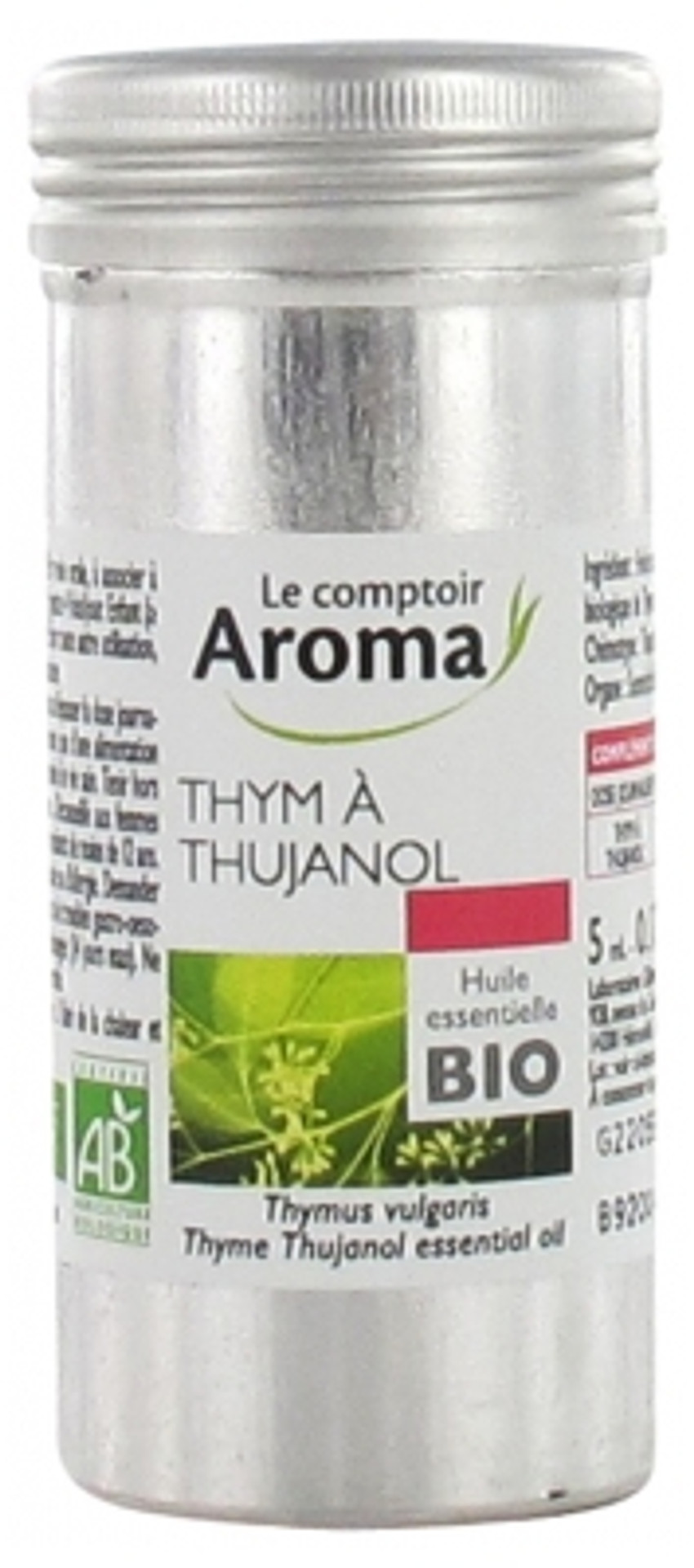 Le Comptoir Aroma Organic Essential Oil Thyme With Thujanol (Thymus Vulgaris) 5Ml