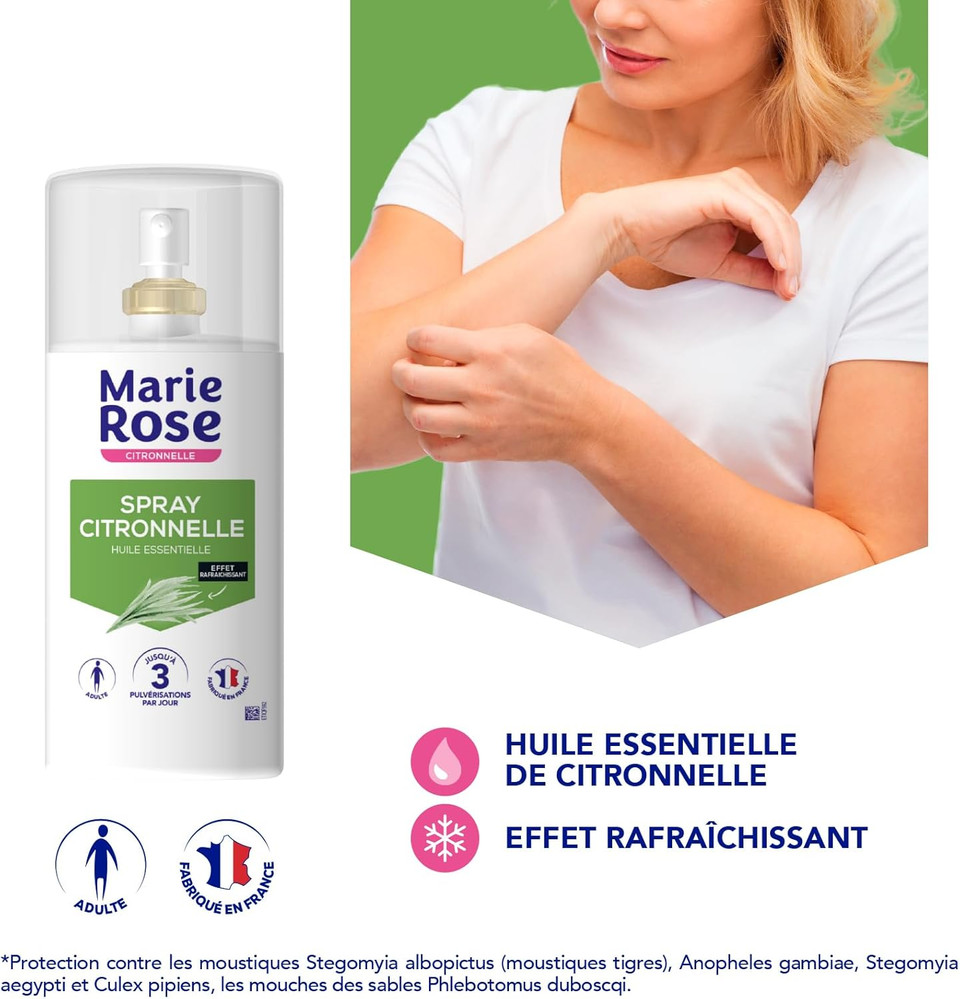 Marie Rose Citronella Refreshing Spray 100ml