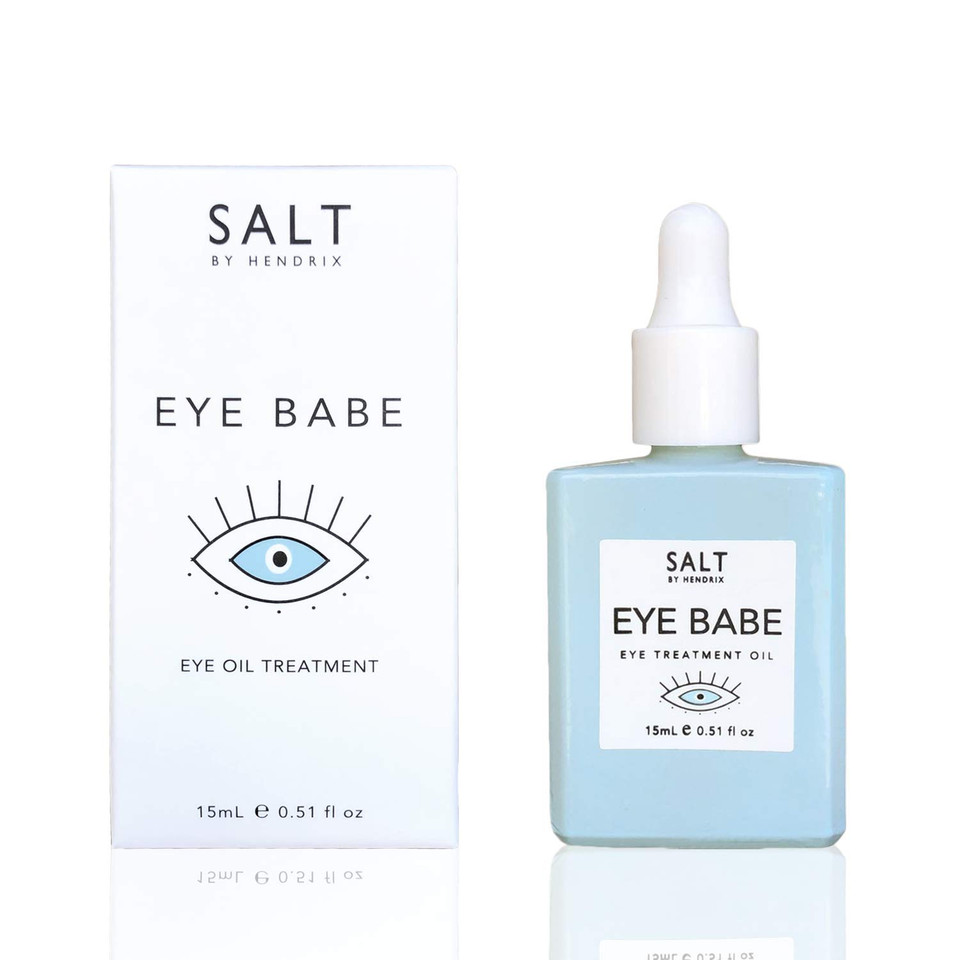 Salt By Hendrix - Organic Eye Babe Hydrating Treatment Oil | Clean, Non-Toxic, Natural Skincare (0.5 Fl Oz | 15 Ml)