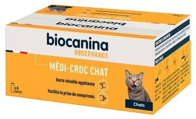 Biocanina Mã©Di-Croc Cat Appetence Breakable Bar 6 X 10G