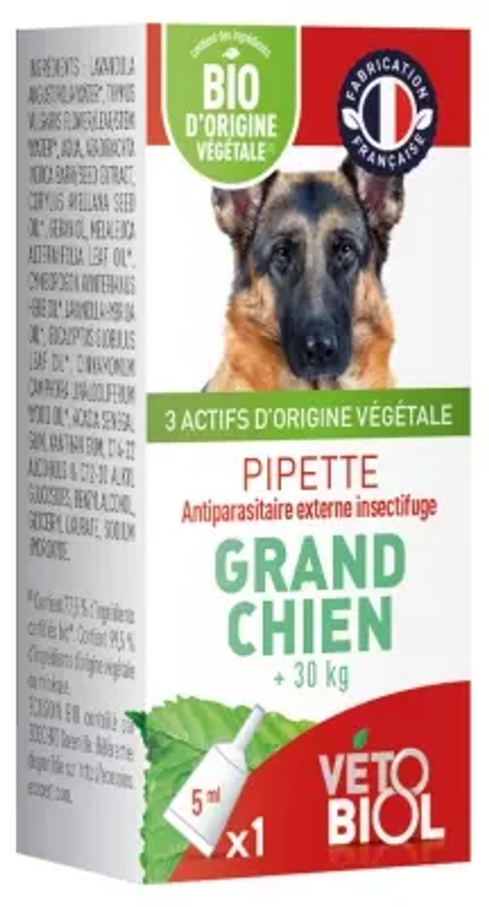 Vã©Tobiol Pipette Big Dog Over 30Kg 1 Pipette