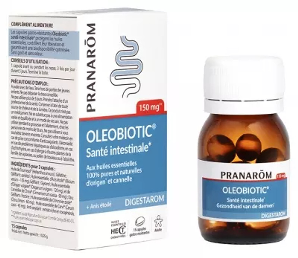 Pranarã´M Digestarom Oleobiotic Intestinal Health 15 Capsules