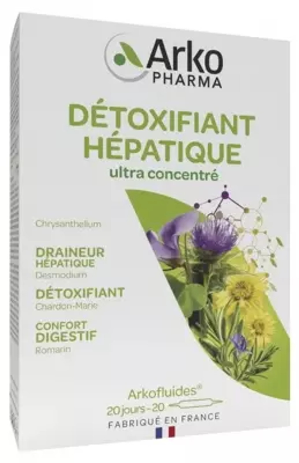 Arkopharma Arkofluides Hepatic Detoxifier 20 Phials