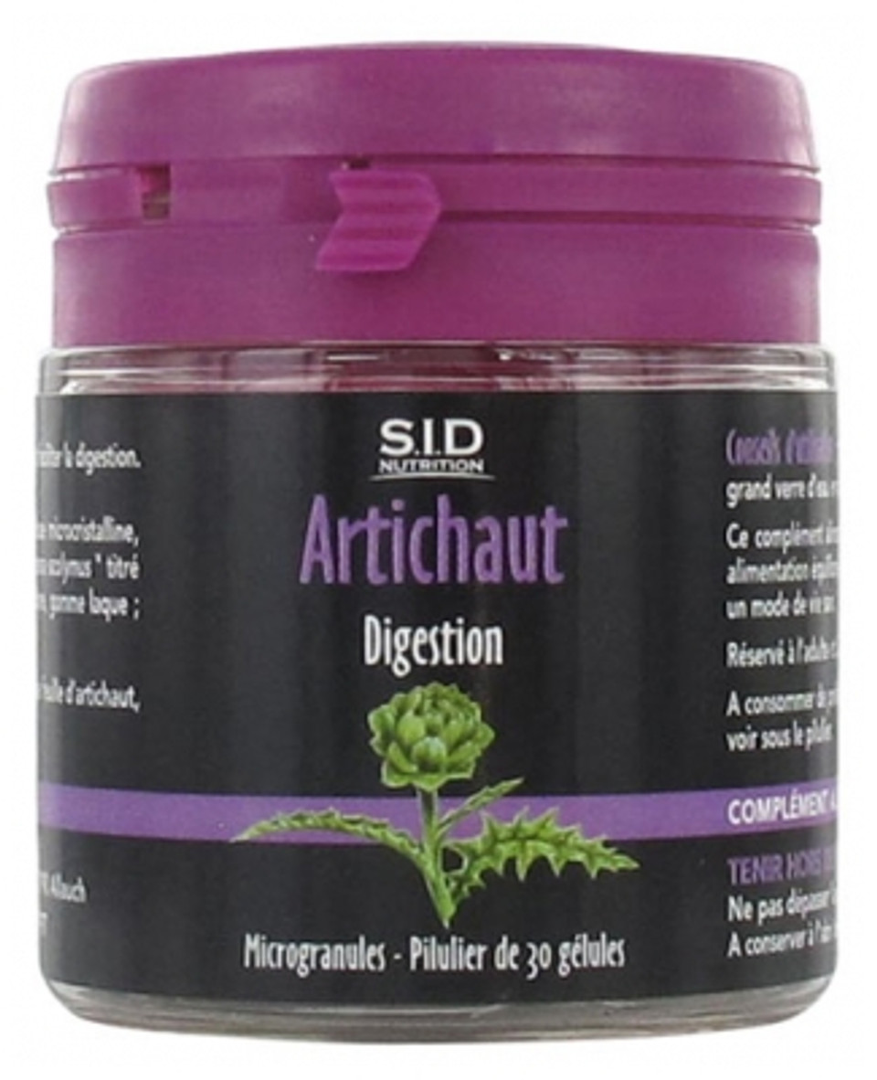 S.I.D Nutrition Digestion Artichoke 30 Capsules