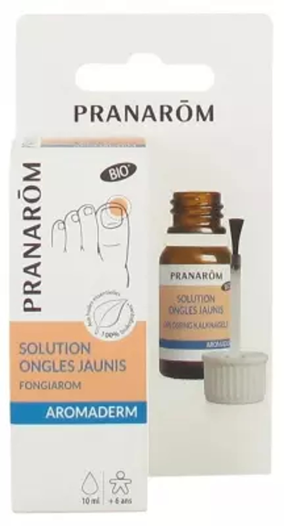 Pranarã´M Aromaderm Yellowed Nails Lotion Organic 10Ml
