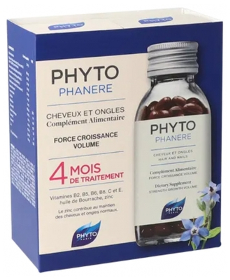 Phyto Phytophanã¨Re Hair And Nails 4 Months Treatment 240 Capsules