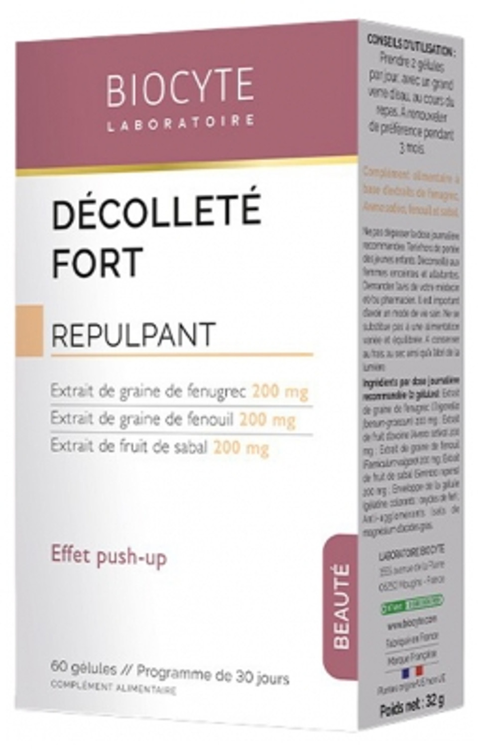 Biocyte Dã©Colletã© Fort 60 Capsules
