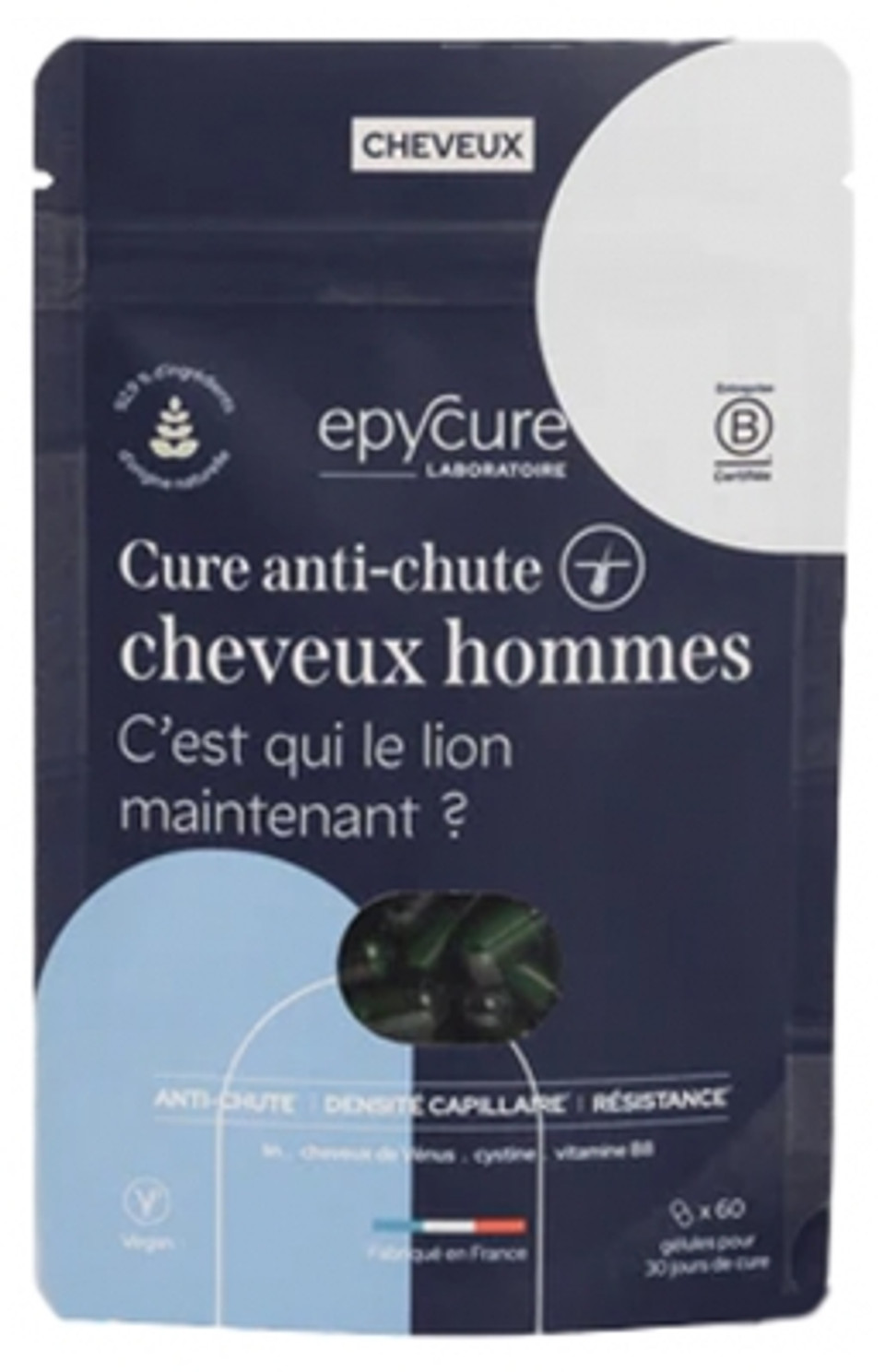Epycure Men'S Hair Loss Cure 60 Capsules