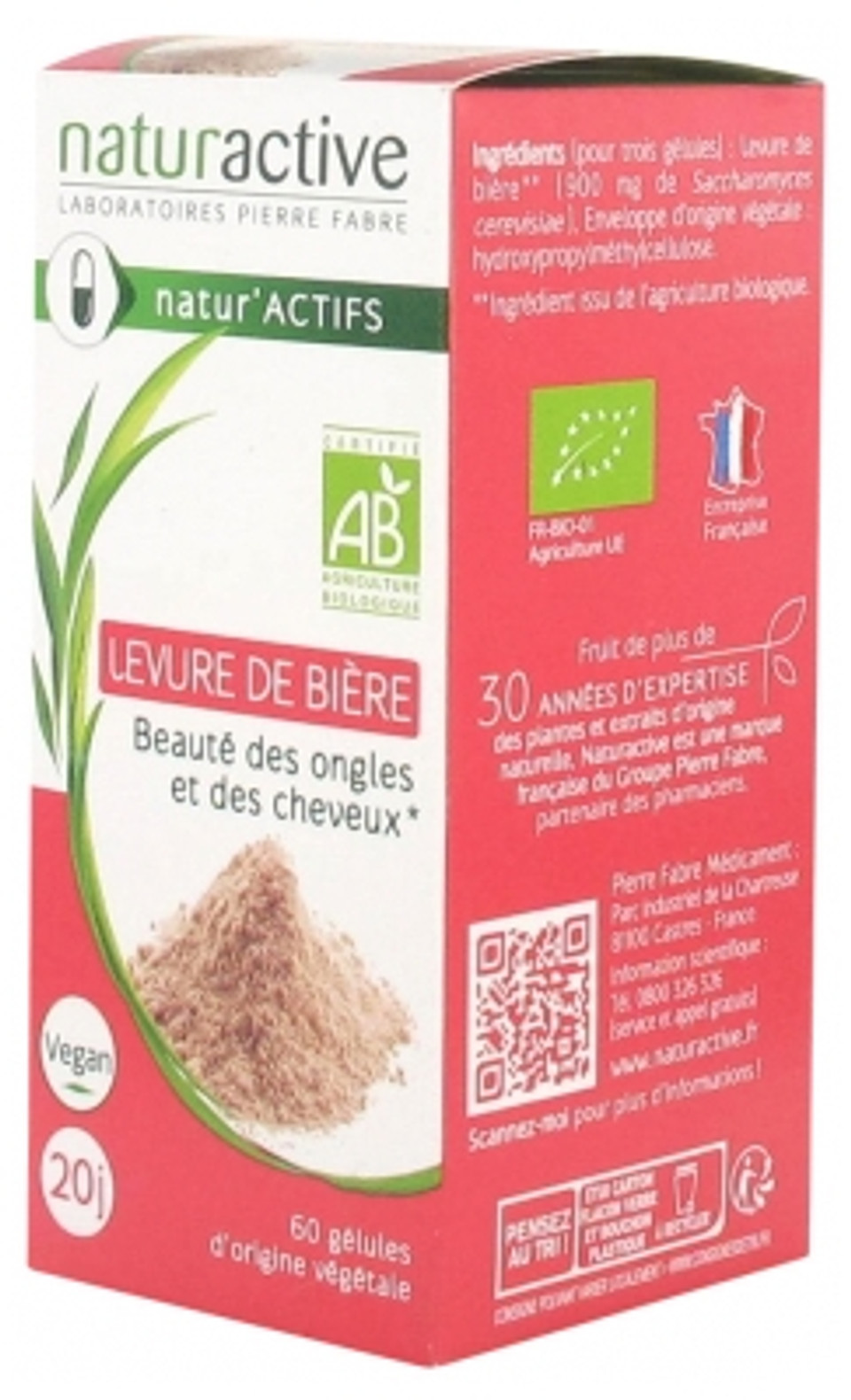 Naturactive Organic Brewer'S Yeast 60 Capsules