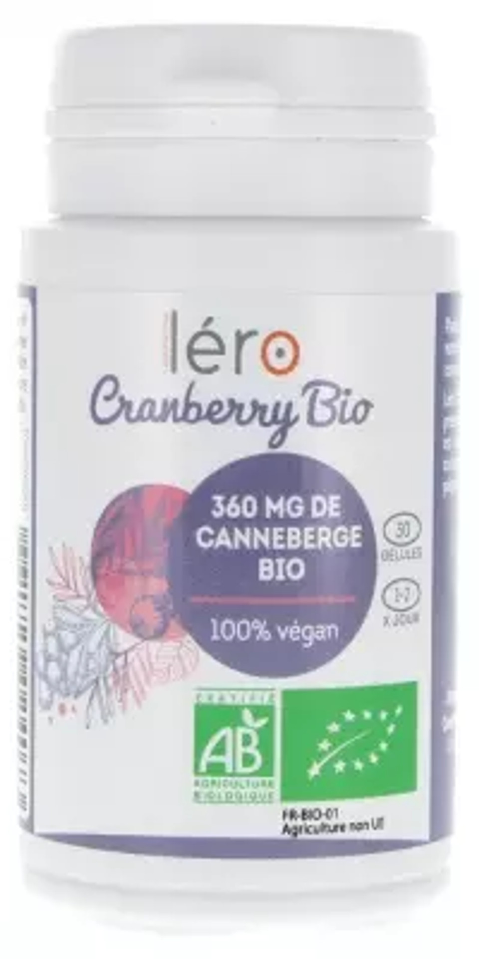 Lã©Ro Cranberry Organic 30 Capsules