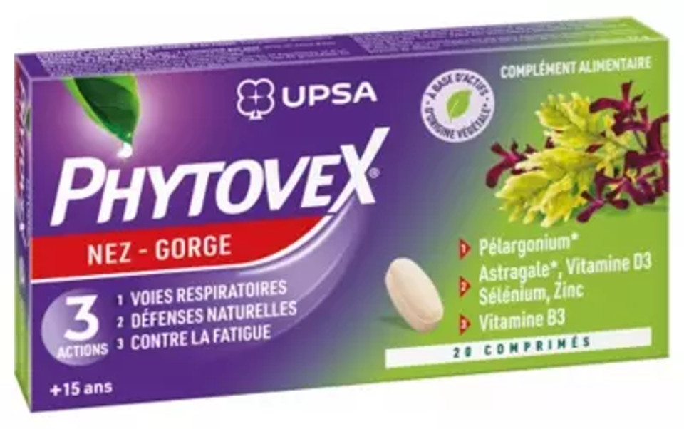 Upsa Phytovex Nose Throat 20 Tablets