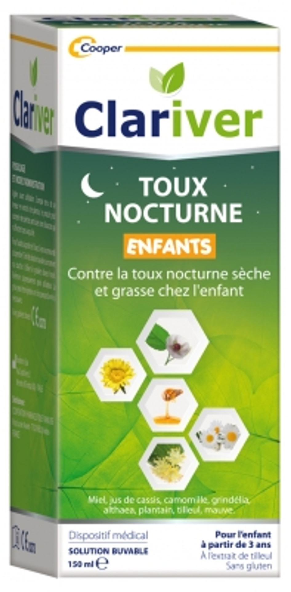 Clariver Night Cough Children Drinkable Solution 150Ml