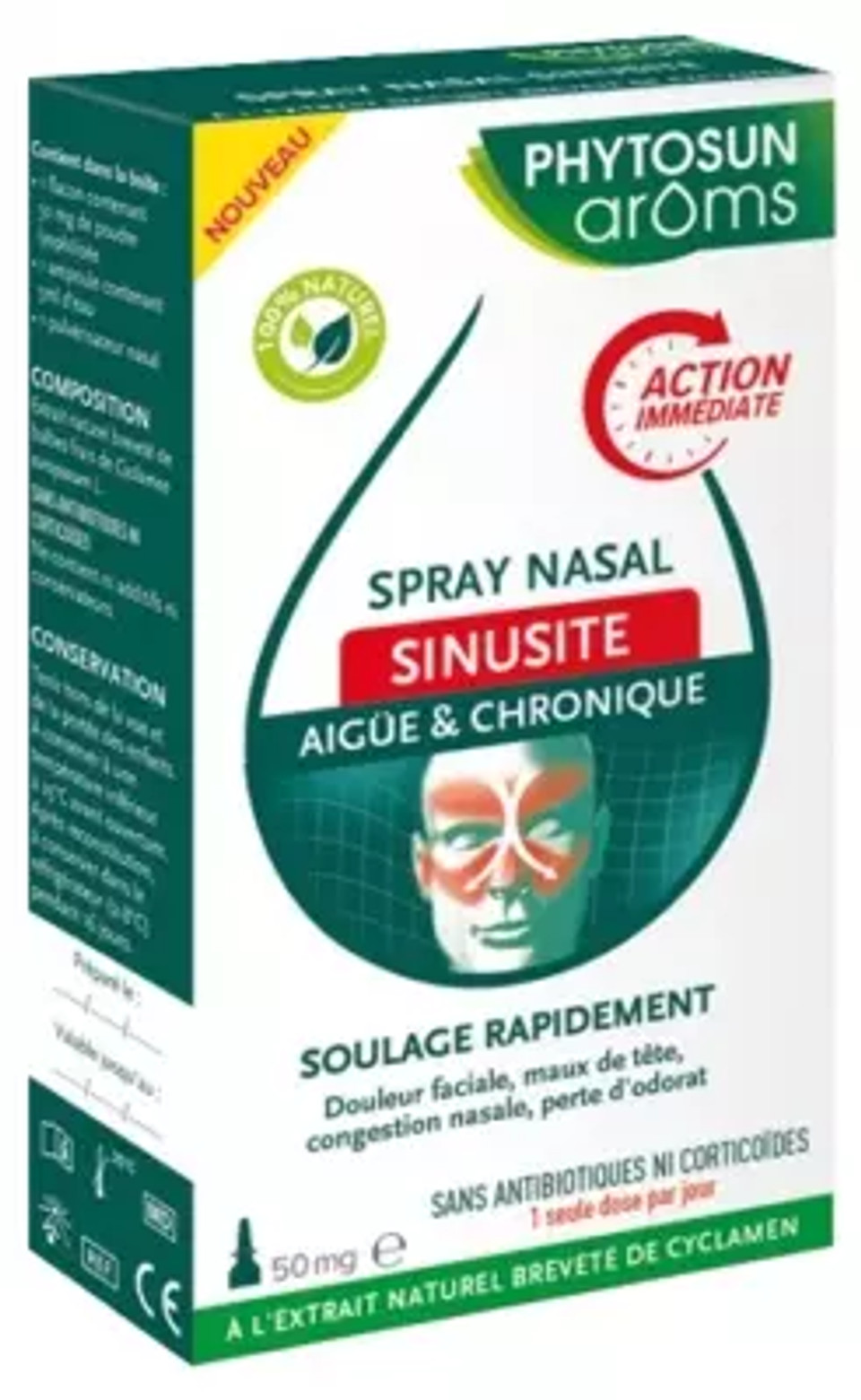 Phytosun Arã´Ms Sinusitis Nasal Spray 50Mg